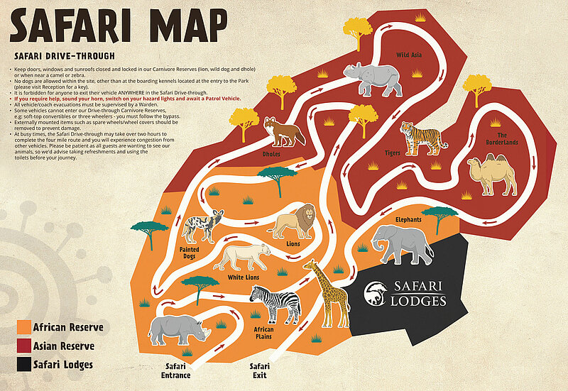 West Midlands Safari Park View the Map West Midlands Safari Park